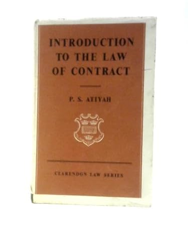 9780198259527: An Introduction to the Law of Contract