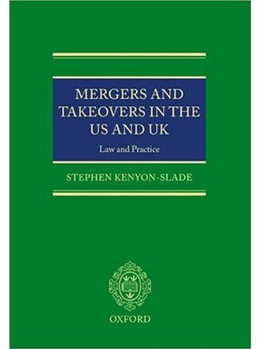 Beispielbild fr Mergers and Takeovers in the US and UK: Law and Practice zum Verkauf von Anybook.com