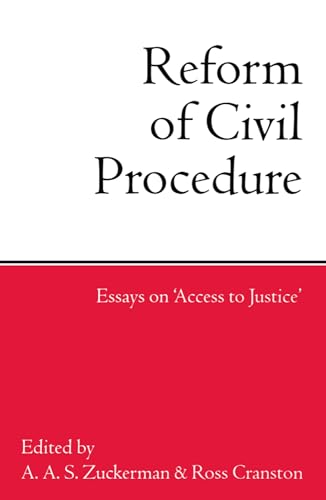 Stock image for Reform of Civil Procedure: Essays on "Access to Justice" for sale by Chiron Media