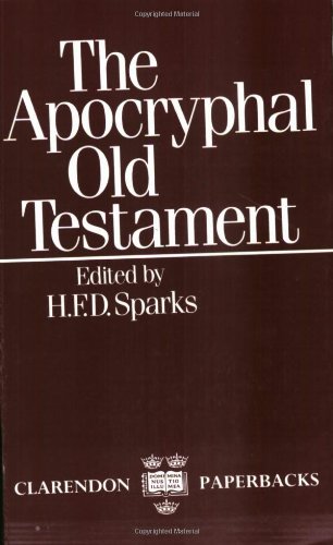 Beispielbild fr The Apocryphal Old Testament zum Verkauf von Ergodebooks