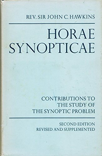 Stock image for Horae Synopticae: Contributions to the Study of the Synoptic Problem. for sale by Grendel Books, ABAA/ILAB