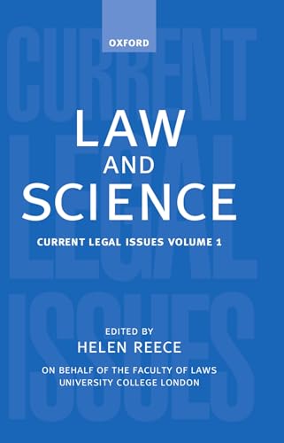 Stock image for Law and Science: Current Legal Issues 1998 Volume 1 for sale by Optimon Books