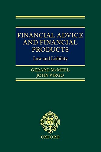 Stock image for Financial Advice and Financial Products: Law and Liability for sale by Nauka Japan LLC