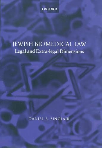 Stock image for Jewish Biomedical Law : Legal and Extra-Legal Dimensions for sale by Better World Books: West