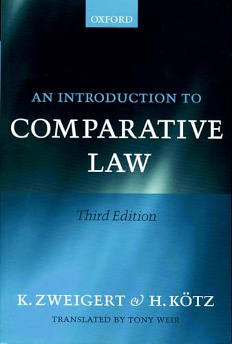 Imagen de archivo de An Introduction To Comparative Law a la venta por Off The Shelf