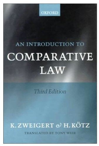 9780198268604: An Introduction to Comparative Law