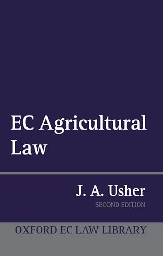 Stock image for EC Agricultural Law for sale by Anybook.com