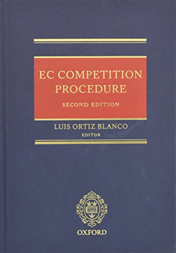 Beispielbild fr EC Competition Procedure zum Verkauf von Better World Books Ltd