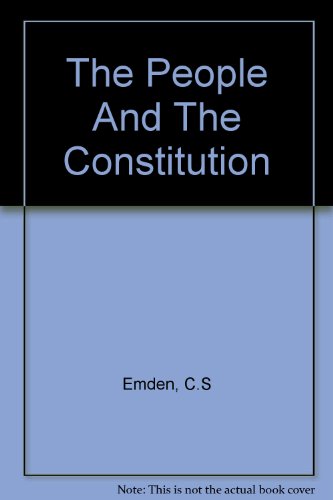 9780198271130: People and Constitution