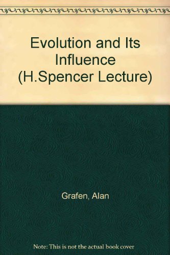 Stock image for Evolution and Its Influence : The Herbert Spencer Lectures 1986 for sale by Better World Books