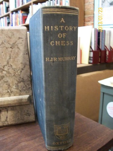 9780198274032: A History of Chess
