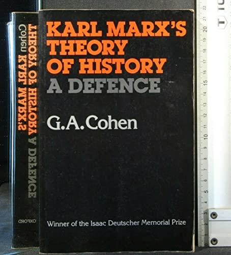 9780198274407: Karl Marx's Theory of History: A Defence