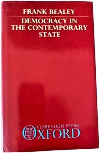 Imagen de archivo de Democracy in the Contemporary State a la venta por Ergodebooks