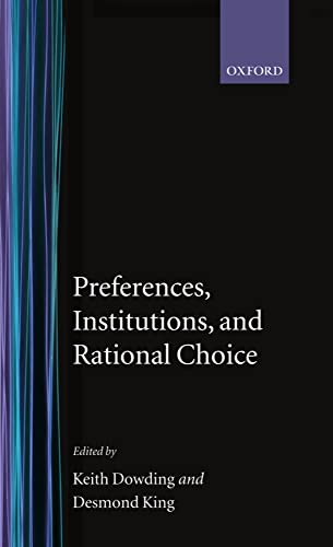 9780198278955: Preferences, Institutions, and Rational Choice