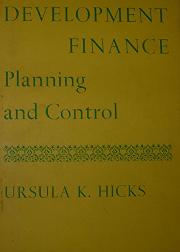 Beispielbild fr Development finance : planning and control zum Verkauf von Better World Books