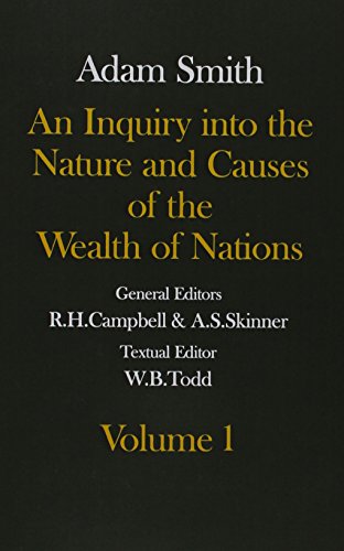 Beispielbild fr An Inquiry into the Nature and Causes of the Wealth of Nations - Two volumes zum Verkauf von Wildside Books