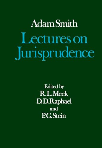 9780198281887: V: Lectures on Jurisprudence (Glasgow Edition of the Works of Adam Smith)