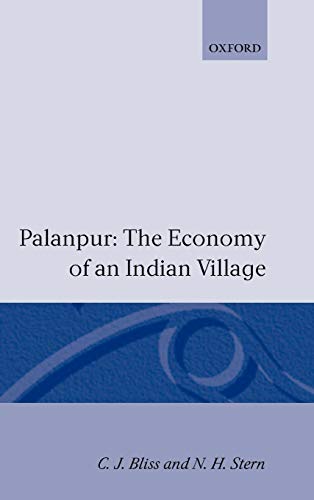 Beispielbild fr Palanpur: The Economy of an Indian Village zum Verkauf von WorldofBooks