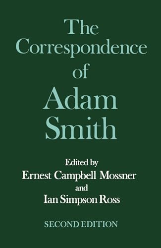 Beispielbild fr The Correspondence of Adam Smith zum Verkauf von ThriftBooks-Dallas