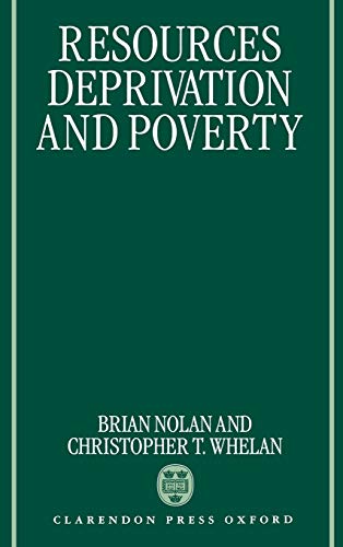 Beispielbild fr Resources, Deprivation, and Poverty zum Verkauf von Books From California
