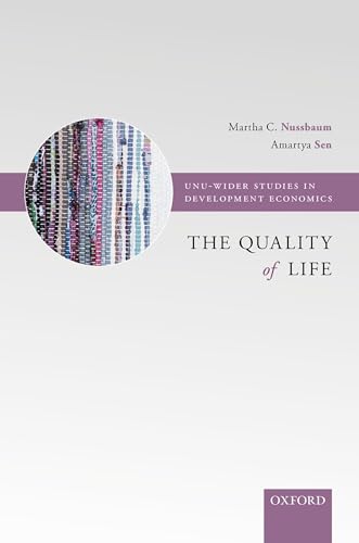 Stock image for The Quality of Life (WIDER Studies in Development Economics) for sale by KuleliBooks