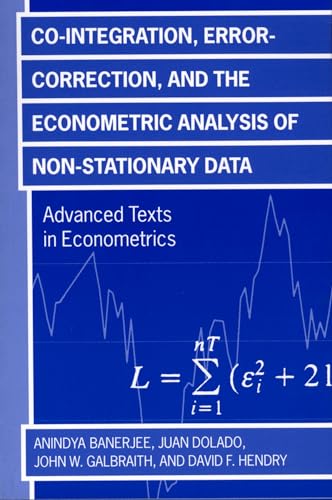 Beispielbild fr Co-integration, Error Correction, and the Econometric Analysis of Non-Stationary Data (Advanced Texts in Econometrics) zum Verkauf von HPB-Red