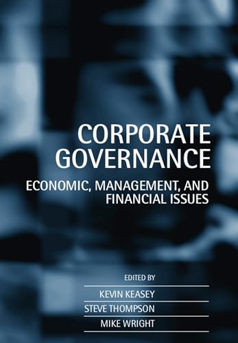 9780198289913: Corporate Governance: Economic and Financial Issues