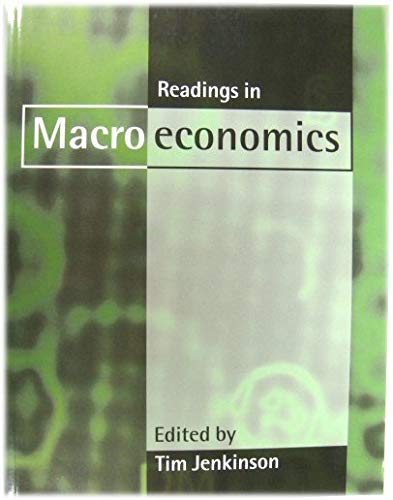 Imagen de archivo de Readings in Macroeconomics a la venta por Better World Books: West