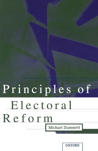 Imagen de archivo de Principles of Electoral Reform a la venta por Ergodebooks