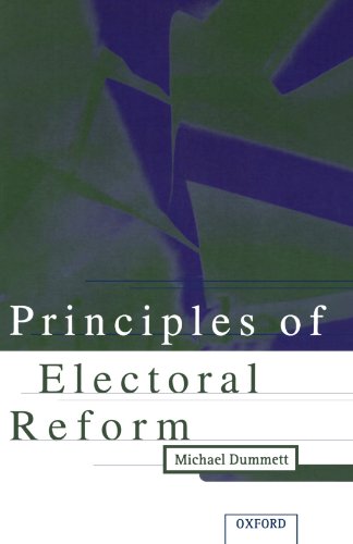 Stock image for Principles Of Electoral Reform for sale by AwesomeBooks