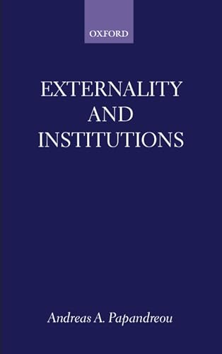 Stock image for Externality and Institutions for sale by WorldofBooks