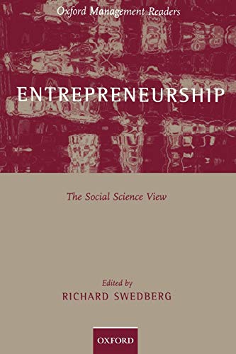 Imagen de archivo de Entrepreneurship: The Social Science View (Oxford Management Readers) a la venta por Wonder Book