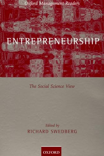 Stock image for Entrepreneurship: The Social Science View (Oxford Management Readers) for sale by Wonder Book