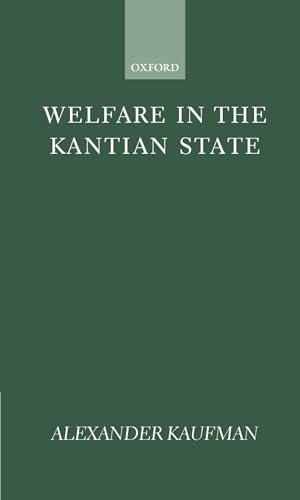 Stock image for Welfare in the Kantian State for sale by Better World Books
