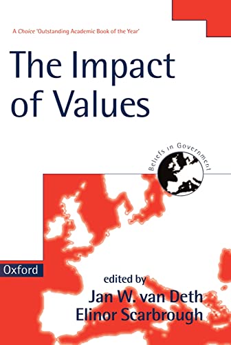 Beispielbild fr The Impact of Values (Beliefs in Government, Vol 4) zum Verkauf von Revaluation Books