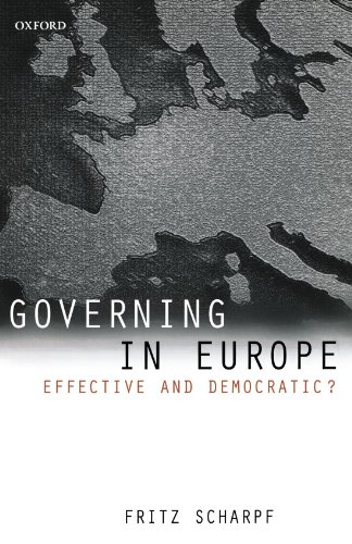 Beispielbild fr Governing In Europe: Effective and Democratic? zum Verkauf von WorldofBooks