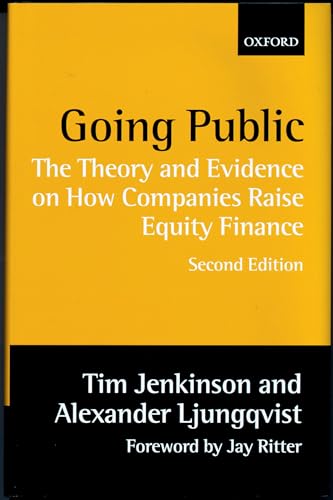 Stock image for Going Public : The Theory and Evidence on How Companies Raise Equity Finance for sale by Better World Books: West