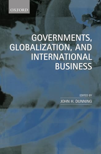 Stock image for Governments, Globalization, and International Business for sale by Better World Books