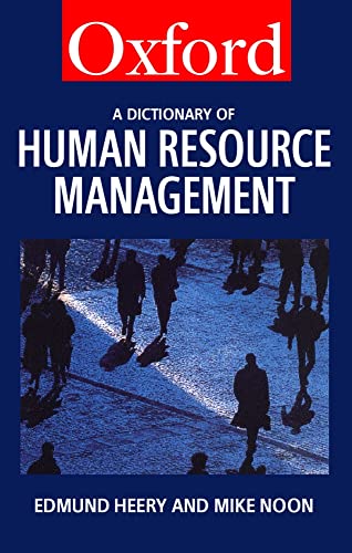 9780198296195: A Dictionary of Human Resource Management