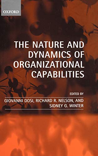 Imagen de archivo de Nature and Dynamics of Organizational Capabilities a la venta por BookHolders