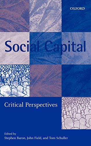Stock image for Social Capital: Critical Perspectives for sale by Ergodebooks