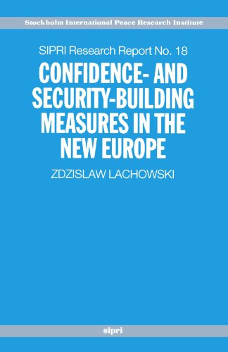 Stock image for Confidence- and Security-Building Measures in the New Europe (SIPRI Research Reports) for sale by Revaluation Books