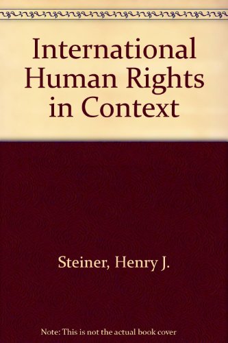 9780198298489: International Human Rights in Context