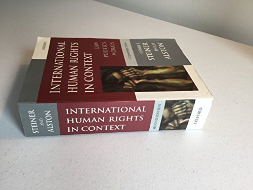 Imagen de archivo de International Human Rights in Context : Law, Politics, Morals a la venta por Better World Books