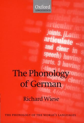 Stock image for The Phonology of German (The Phonology of the World's Languages) for sale by Chiron Media