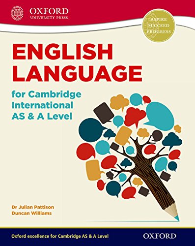 Imagen de archivo de English Language for Cambridge International AS and a Level a la venta por Better World Books