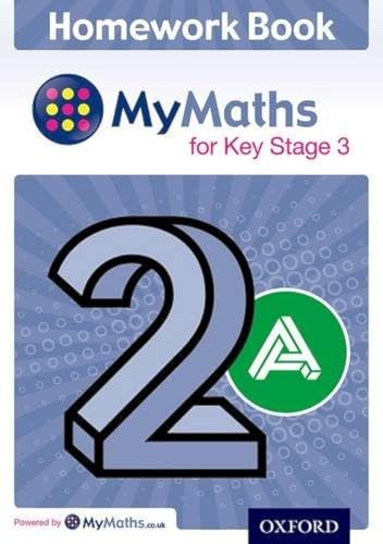 Stock image for Mymaths: For Key Stage 3: Homework Book 2A for sale by Blackwell's