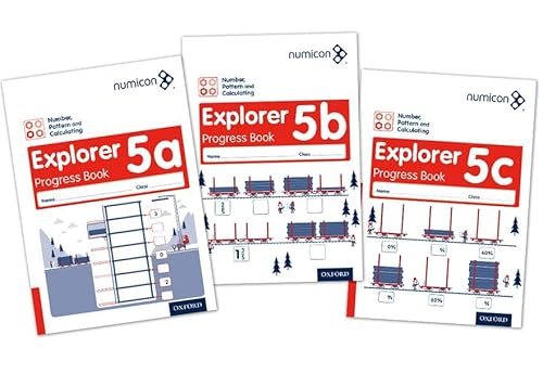 Immagine dell'editore per Numicon: Number, Pattern and Calculating 5 Explorer Progress Books ABC (Mixed pack) venduto da PBShop.store UK