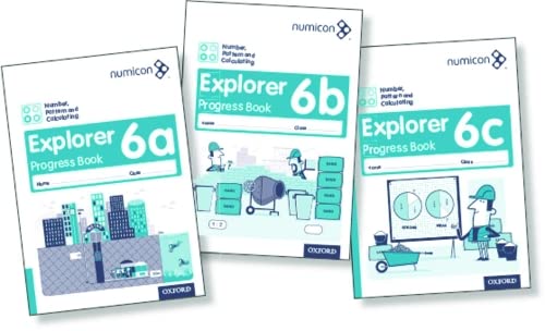 Stock image for Numicon: Number, Pattern and Calculating 6 Explorer Progress Books ABC (Mixed pack) for sale by WorldofBooks
