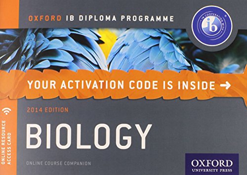 Stock image for IB Biology Online Course Book: 2014 Edition: Oxford IB Diploma Program for sale by Walker Bookstore (Mark My Words LLC)